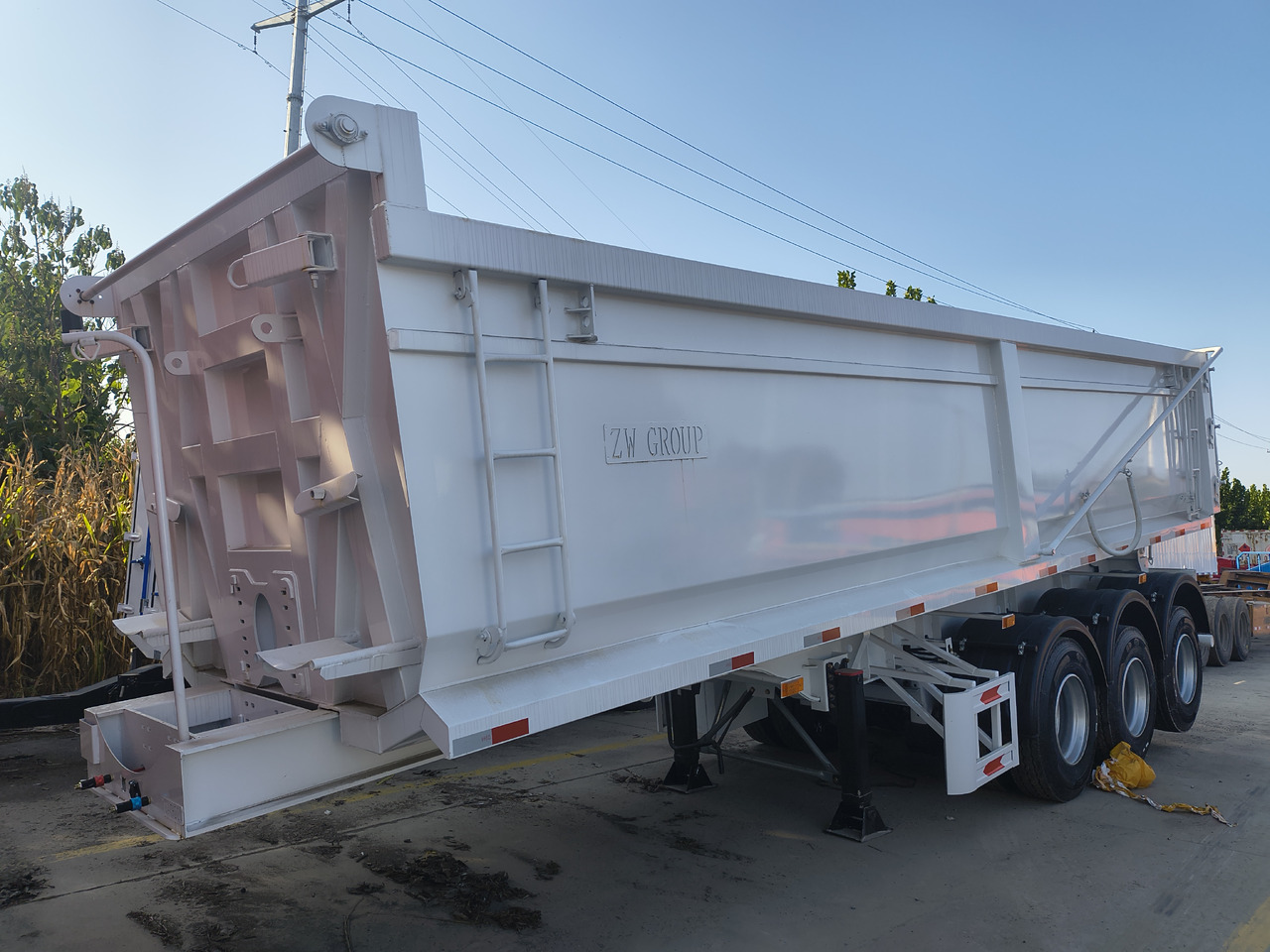ZW Group 3 Axle Dump Semi Trailer - Самосвальный полуприцеп: фото 1 ZW Group 3 Axle Dump Semi Trailer - Самосвальный полуприцеп: фото 1