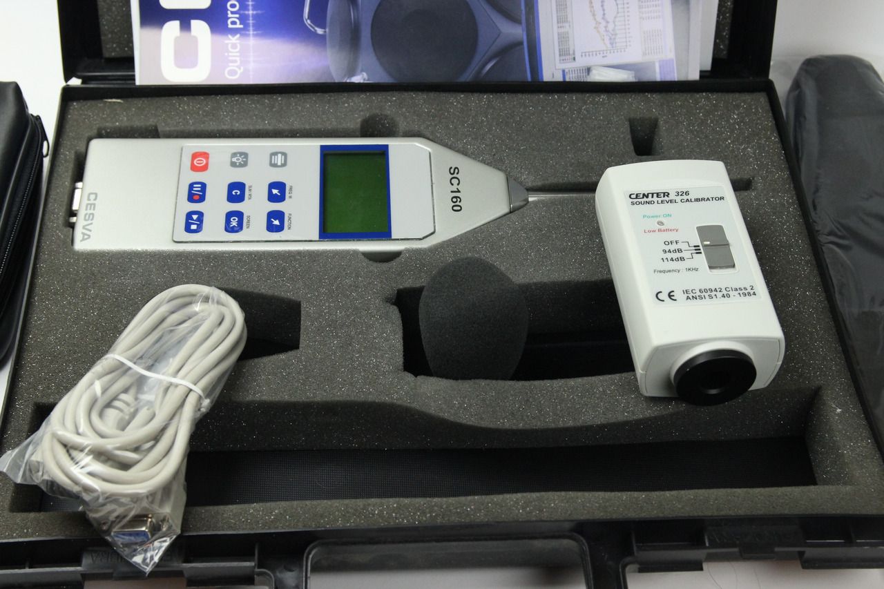 CESVA SC-160 Class 2 Sound Level Meter - Лабораторное оборудование: фото 3 CESVA SC-160 Class 2 Sound Level Meter - Лабораторное оборудование: фото 3