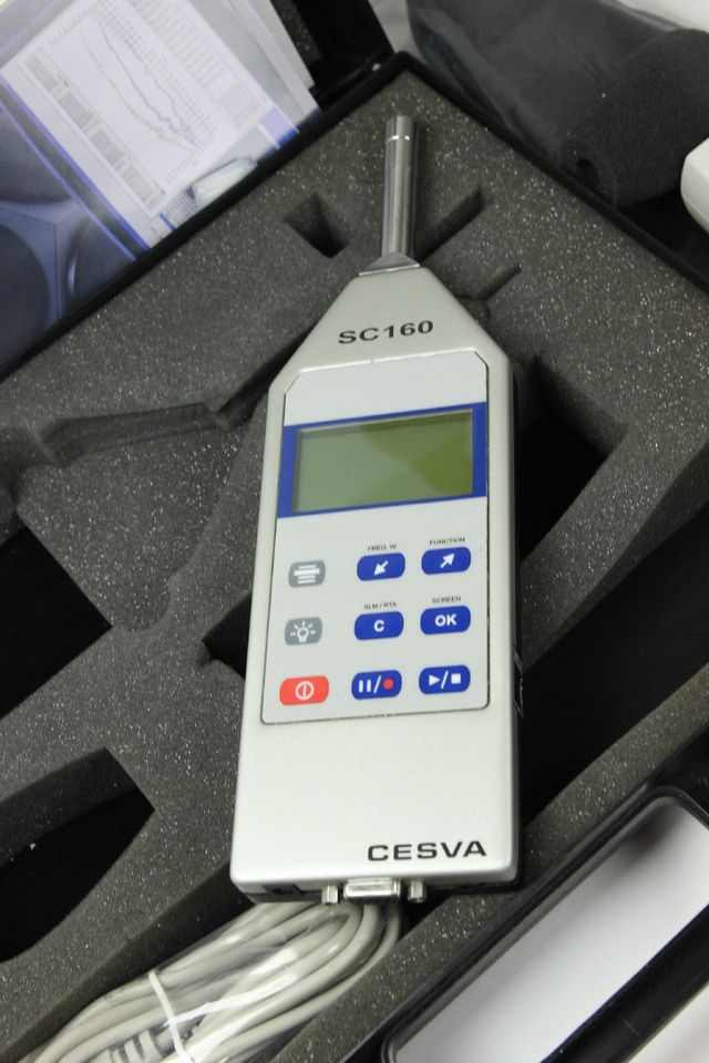 CESVA SC-160 Class 2 Sound Level Meter - Лабораторное оборудование: фото 4 CESVA SC-160 Class 2 Sound Level Meter - Лабораторное оборудование: фото 4