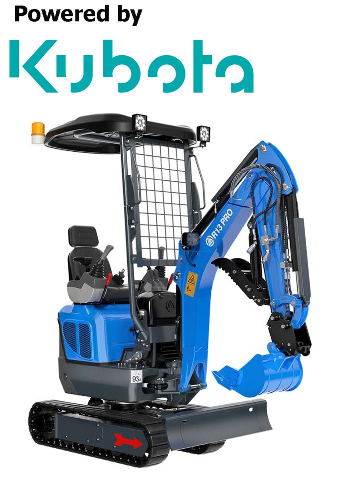 Rippa R13 Pro Kubota - Мини-экскаватор: фото 1 Rippa R13 Pro Kubota - Мини-экскаватор: фото 1