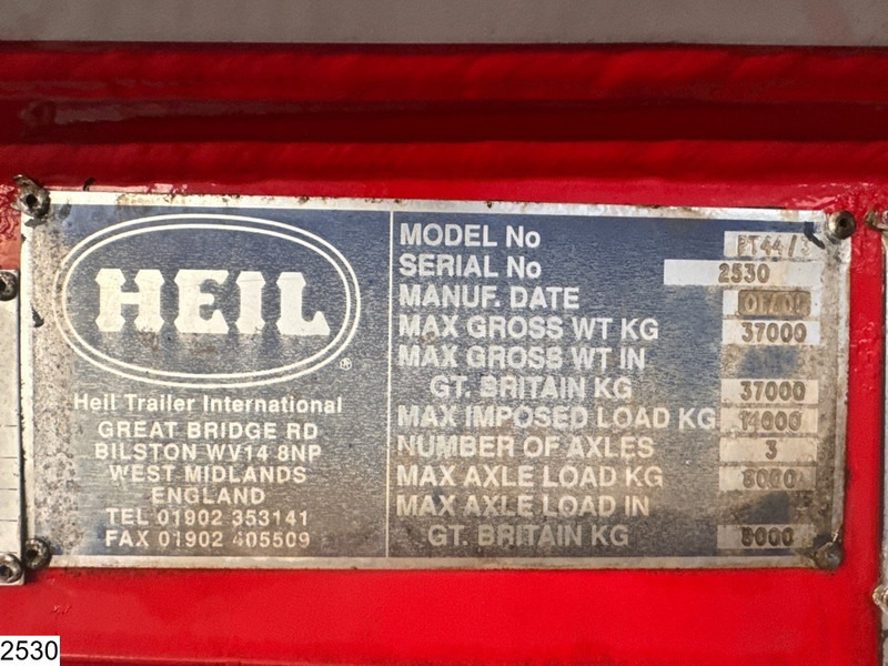 HEIL Fuel 44814 Liter, 6 Compartments - Полуприцеп-цистерна: фото 4 HEIL Fuel 44814 Liter, 6 Compartments - Полуприцеп-цистерна: фото 4