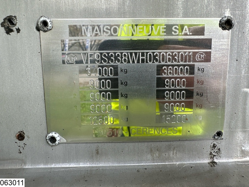 MAISONNEUVE Food 26,000 litres, 1 compartment - Полуприцеп-цистерна: фото 4 MAISONNEUVE Food 26,000 litres, 1 compartment - Полуприцеп-цистерна: фото 4