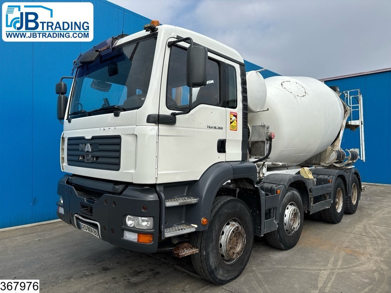 MAN TGA 32 360 8X4, Manual, Steel suspension, Stetter 9m3 - Автобетоносмеситель: фото 1 MAN TGA 32 360 8X4, Manual, Steel suspension, Stetter 9m3 - Автобетоносмеситель: фото 1
