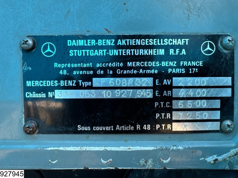 Самосвал Mercedes-Benz 608 D Manual, Steel suspension, Bennes Marrel: фото 7