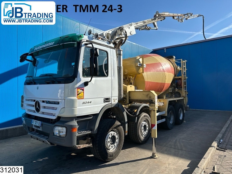 Mercedes-Benz Actros 3244 8x4, PUMI, Putzmeister, 24 MTR, Telligent 16 - Автобетононасос: фото 1 Mercedes-Benz Actros 3244 8x4, PUMI, Putzmeister, 24 MTR, Telligent 16 - Автобетононасос: фото 1