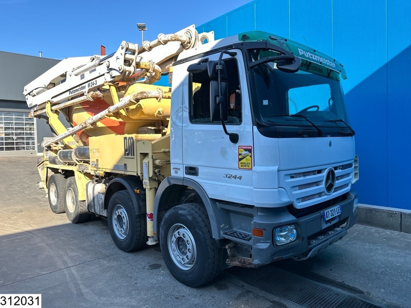 Mercedes-Benz Actros 3244 8x4, PUMI, Putzmeister, 24 MTR, Telligent 16 - Автобетононасос: фото 2 Mercedes-Benz Actros 3244 8x4, PUMI, Putzmeister, 24 MTR, Telligent 16 - Автобетононасос: фото 2