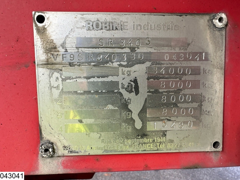 ROBINE Gas 48028 Liter, LPG GPL gas tank, Gaz, 1 Compartment - Полуприцеп-цистерна: фото 4 ROBINE Gas 48028 Liter, LPG GPL gas tank, Gaz, 1 Compartment - Полуприцеп-цистерна: фото 4