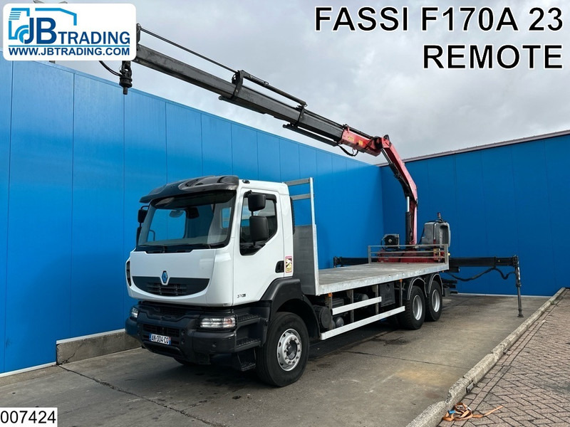 Renault Kerax 370 Dxi 6x4, EURO 4, Fassi - Грузовик бортовой/ Платформа, Автоманипулятор: фото 1 Renault Kerax 370 Dxi 6x4, EURO 4, Fassi - Грузовик бортовой/ Платформа, Автоманипулятор: фото 1