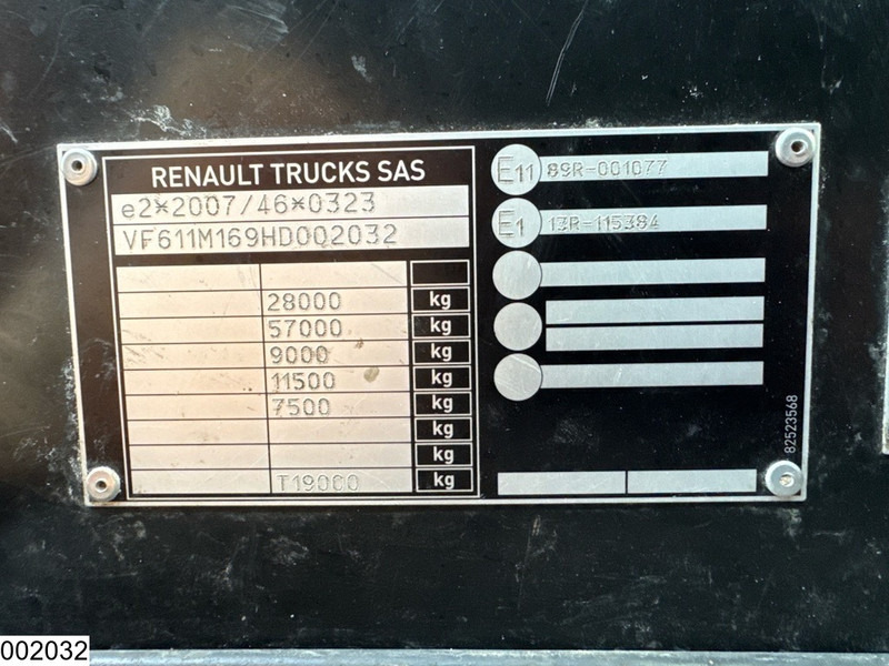 Грузовик-цистерна Renault T 380 13020 Liter, EURO 6, Dhollandia, PTO: фото 7
