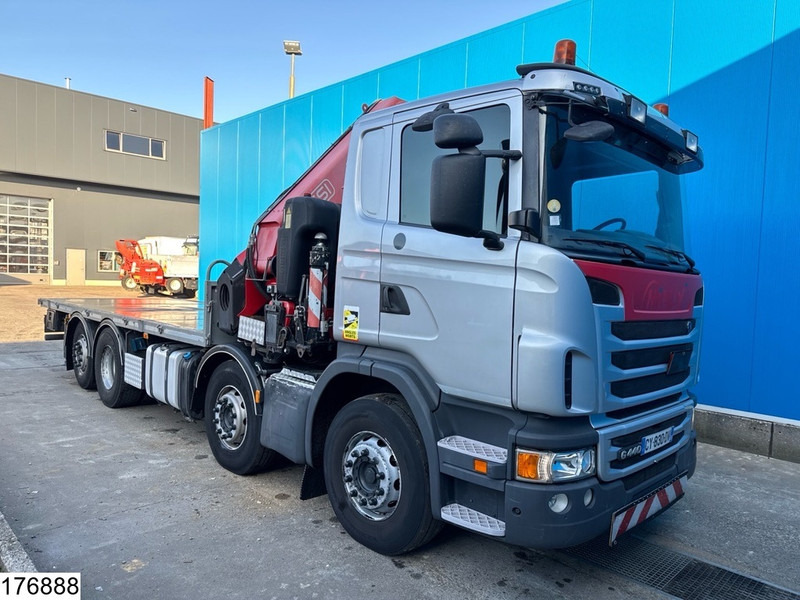 Scania G 440 8x2, EURO 5, Fassi, Retarder, Remote - Грузовик бортовой/ Платформа, Автоманипулятор: фото 3 Scania G 440 8x2, EURO 5, Fassi, Retarder, Remote - Грузовик бортовой/ Платформа, Автоманипулятор: фото 3