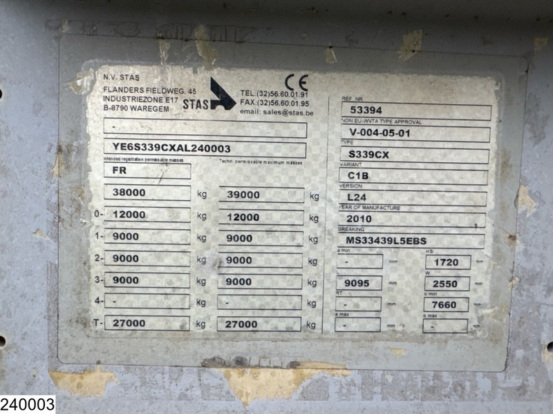 Stas kipper 23.19 m³, Lift axle - Самосвальный полуприцеп: фото 4 Stas kipper 23.19 m³, Lift axle - Самосвальный полуприцеп: фото 4