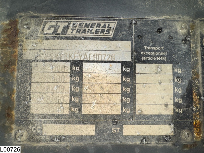 Trailor open laadbak - Полуприцеп бортовой/ Платформа: фото 4 Trailor open laadbak - Полуприцеп бортовой/ Платформа: фото 4