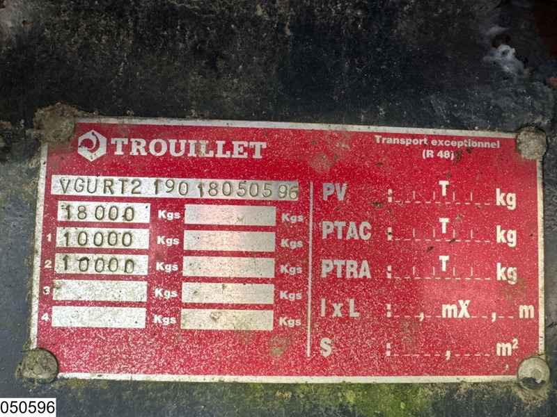Trouillet Autonoom - Прицеп бортовой/ Платформа: фото 4 Trouillet Autonoom - Прицеп бортовой/ Платформа: фото 4