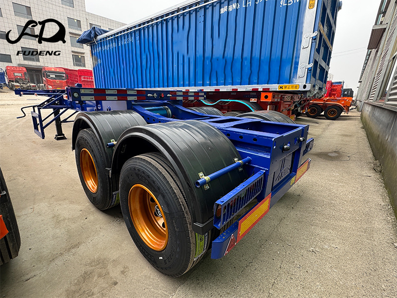 FUDENG 2 Axle 20ft Container Chassis Trailer - Полуприцеп-контейнеровоз/ Сменный кузов: фото 4 FUDENG 2 Axle 20ft Container Chassis Trailer - Полуприцеп-контейнеровоз/ Сменный кузов: фото 4