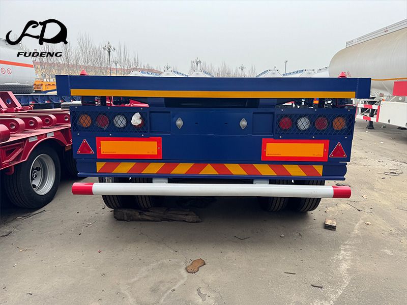 Шасси полуприцеп для транспортировки контейнеров FUDENG Customized 40ft 45ft Shipping Container Trailer: фото 8