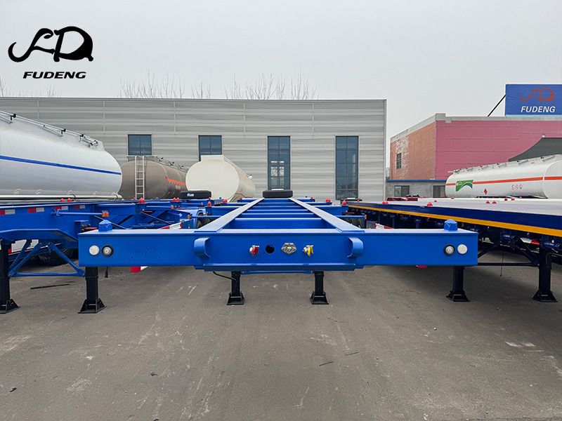 FUDENG Customized 40ft 45ft Shipping Container Trailer - Шасси полуприцеп: фото 3 FUDENG Customized 40ft 45ft Shipping Container Trailer - Шасси полуприцеп: фото 3