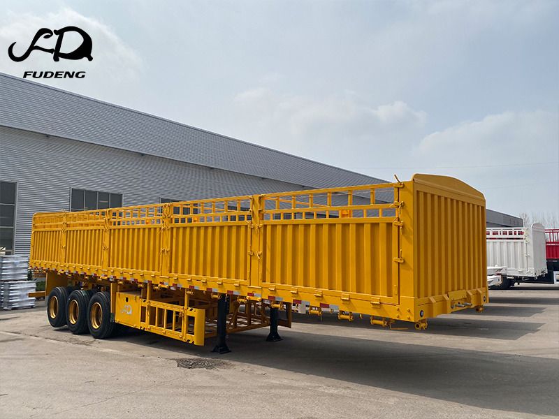 FUDENG Customized Tri Axle 13M Fence Semi Trailer - Полуприцеп для перевозки животных: фото 2 FUDENG Customized Tri Axle 13M Fence Semi Trailer - Полуприцеп для перевозки животных: фото 2