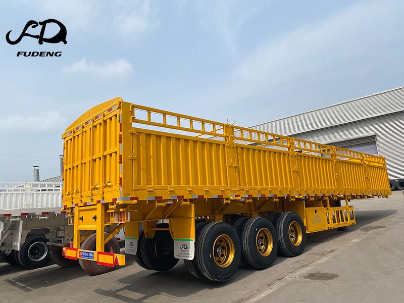 FUDENG Customized Tri Axle 13M Fence Semi Trailer - Полуприцеп для перевозки животных: фото 3 FUDENG Customized Tri Axle 13M Fence Semi Trailer - Полуприцеп для перевозки животных: фото 3
