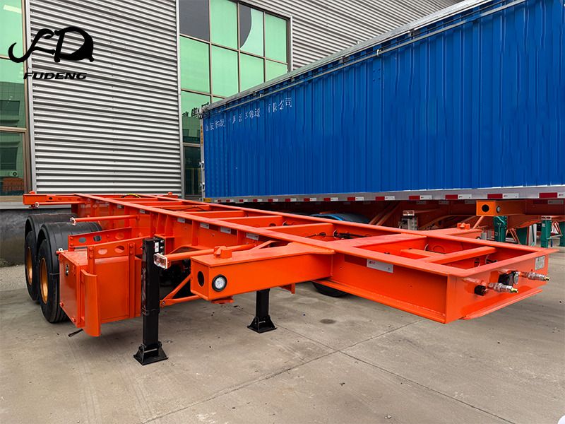 FUDENG 2 Axle 20Ft Container Trailer - Полуприцеп-контейнеровоз/ Сменный кузов: фото 2 FUDENG 2 Axle 20Ft Container Trailer - Полуприцеп-контейнеровоз/ Сменный кузов: фото 2