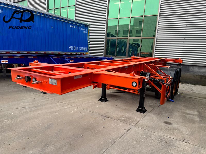 FUDENG 2 Axle 20Ft Container Trailer - Полуприцеп-контейнеровоз/ Сменный кузов: фото 1 FUDENG 2 Axle 20Ft Container Trailer - Полуприцеп-контейнеровоз/ Сменный кузов: фото 1