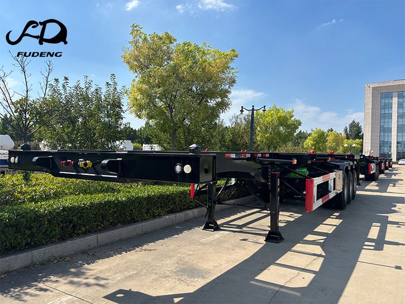 FUDENG 3 Axle 40Ft Container Skeleton Trailer - Полуприцеп-контейнеровоз/ Сменный кузов: фото 1 FUDENG 3 Axle 40Ft Container Skeleton Trailer - Полуприцеп-контейнеровоз/ Сменный кузов: фото 1