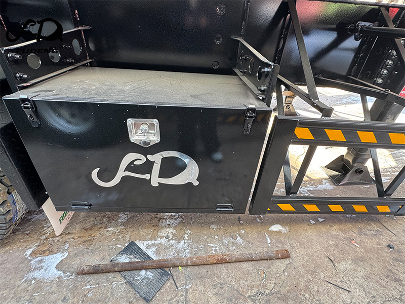 Новый Самосвальный полуприцеп для транспортировки сыпучих материалов FUDENG 3 Axle Rear Dump Semi Trailer: фото 6