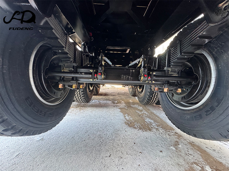 Новый Самосвальный полуприцеп для транспортировки сыпучих материалов FUDENG 3 Axle Rear Dump Semi Trailer: фото 7