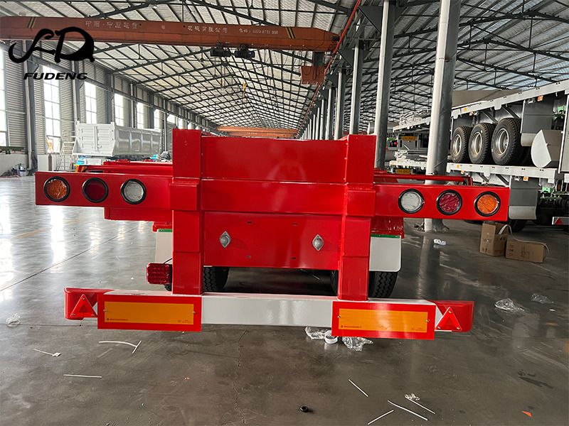 FUDENG 3 Axle Shipping Container Trailer for Sale - Полуприцеп-контейнеровоз/ Сменный кузов: фото 5 FUDENG 3 Axle Shipping Container Trailer for Sale - Полуприцеп-контейнеровоз/ Сменный кузов: фото 5