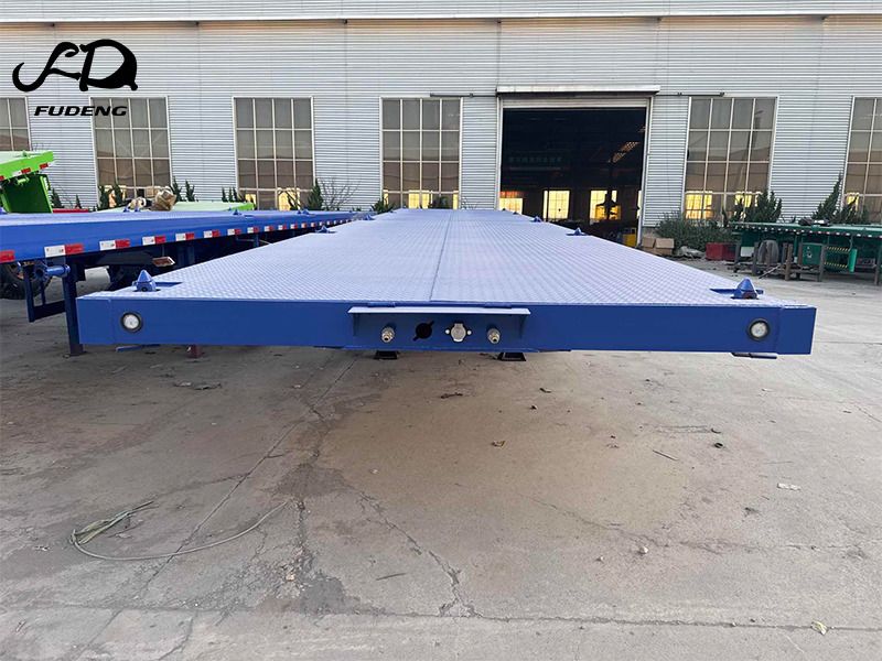 FUDENG 40FT Flatbed Semi Trailer for Container Transport and Heavy Cargo Logistics - Полуприцеп бортовой/ Платформа: фото 3 FUDENG 40FT Flatbed Semi Trailer for Container Transport and Heavy Cargo Logistics - Полуприцеп бортовой/ Платформа: фото 3