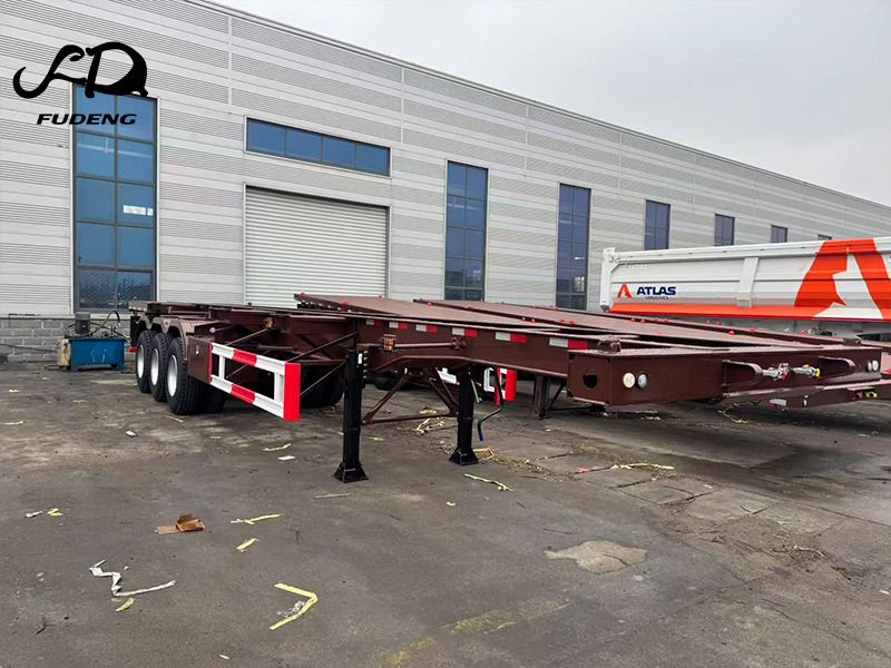 FUDENG 40FT Skeleton Trailer Container Chassis Semi Trailer for Port and Container Transportation - Полуприцеп-контейнеровоз/ Сменный кузов: фото 3 FUDENG 40FT Skeleton Trailer Container Chassis Semi Trailer for Port and Container Transportation - Полуприцеп-контейнеровоз/ Сменный кузов: фото 3