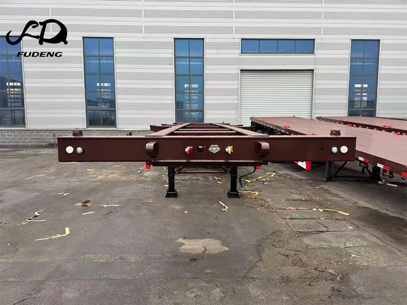 FUDENG 40FT Skeleton Trailer Container Chassis Semi Trailer for Port and Container Transportation - Полуприцеп-контейнеровоз/ Сменный кузов: фото 2 FUDENG 40FT Skeleton Trailer Container Chassis Semi Trailer for Port and Container Transportation - Полуприцеп-контейнеровоз/ Сменный кузов: фото 2