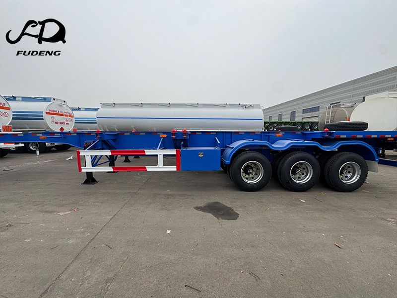 FUDENG Tri Axle Container Chassis Trailer - Полуприцеп-контейнеровоз/ Сменный кузов: фото 4 FUDENG Tri Axle Container Chassis Trailer - Полуприцеп-контейнеровоз/ Сменный кузов: фото 4