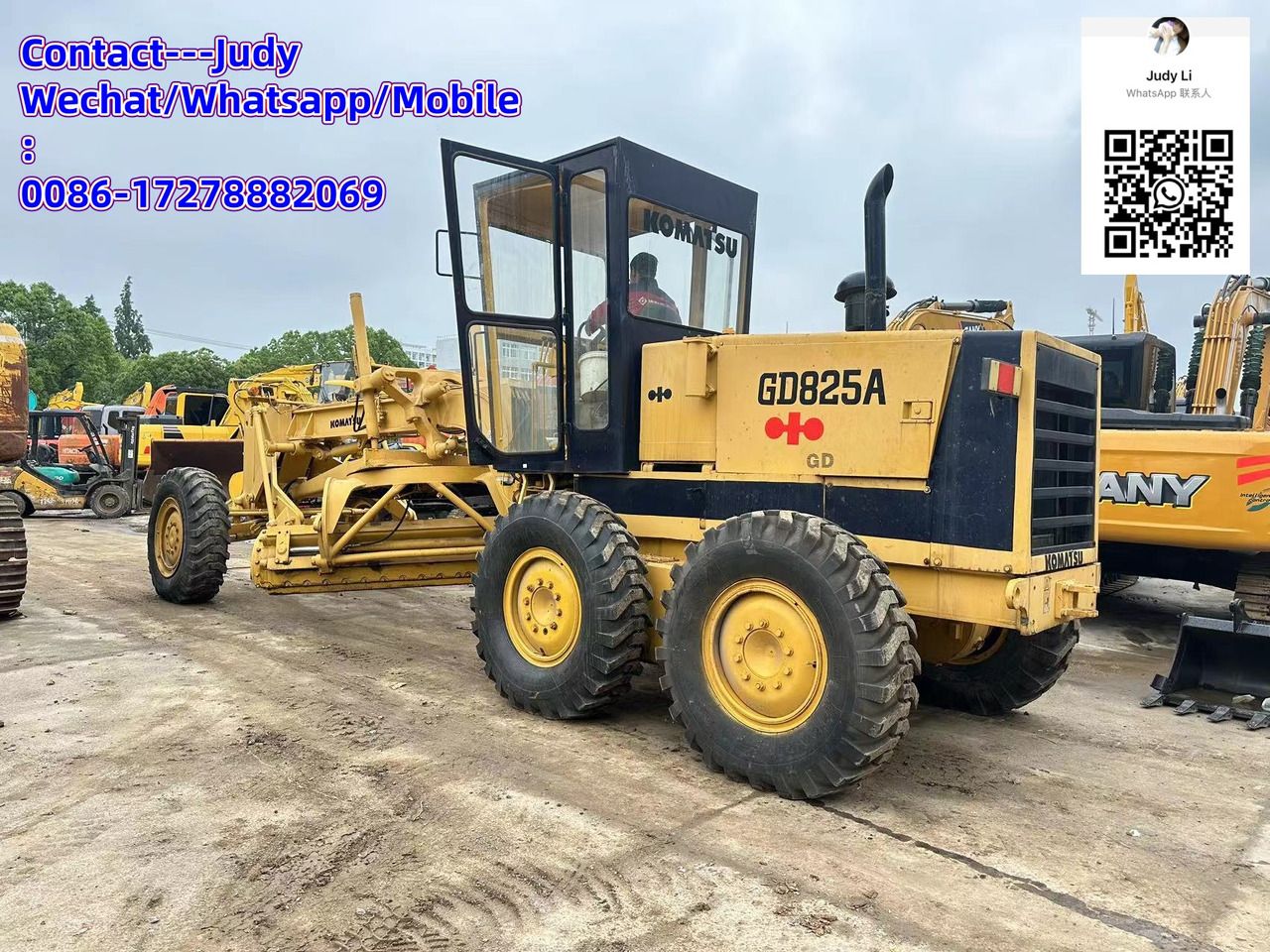 KOMATSU gd825a - Грейдер: фото 1 KOMATSU gd825a - Грейдер: фото 1