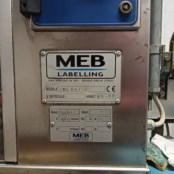 Used Labeling Machine MEB 1500 bph - Этикетировщик: фото 2 Used Labeling Machine MEB 1500 bph - Этикетировщик: фото 2