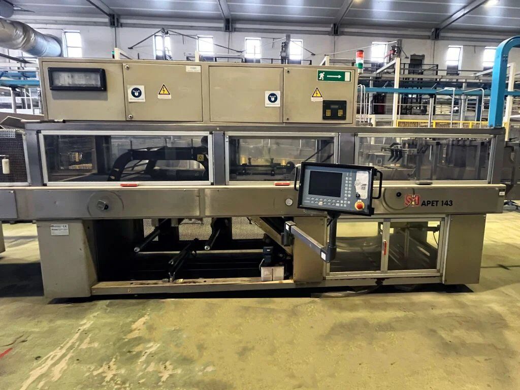 Used SMI APET 143DF shrink wrapper 14000 BPH - Термоусадочная машина: фото 1 Used SMI APET 143DF shrink wrapper 14000 BPH - Термоусадочная машина: фото 1
