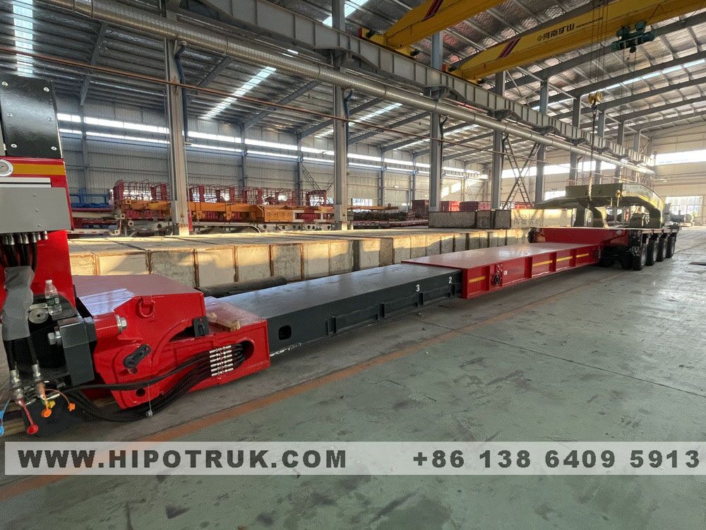 HIPOTRUK Extendable Excavator Deck for Modular Trailer - Низкорамный полуприцеп: фото 1 HIPOTRUK Extendable Excavator Deck for Modular Trailer - Низкорамный полуприцеп: фото 1