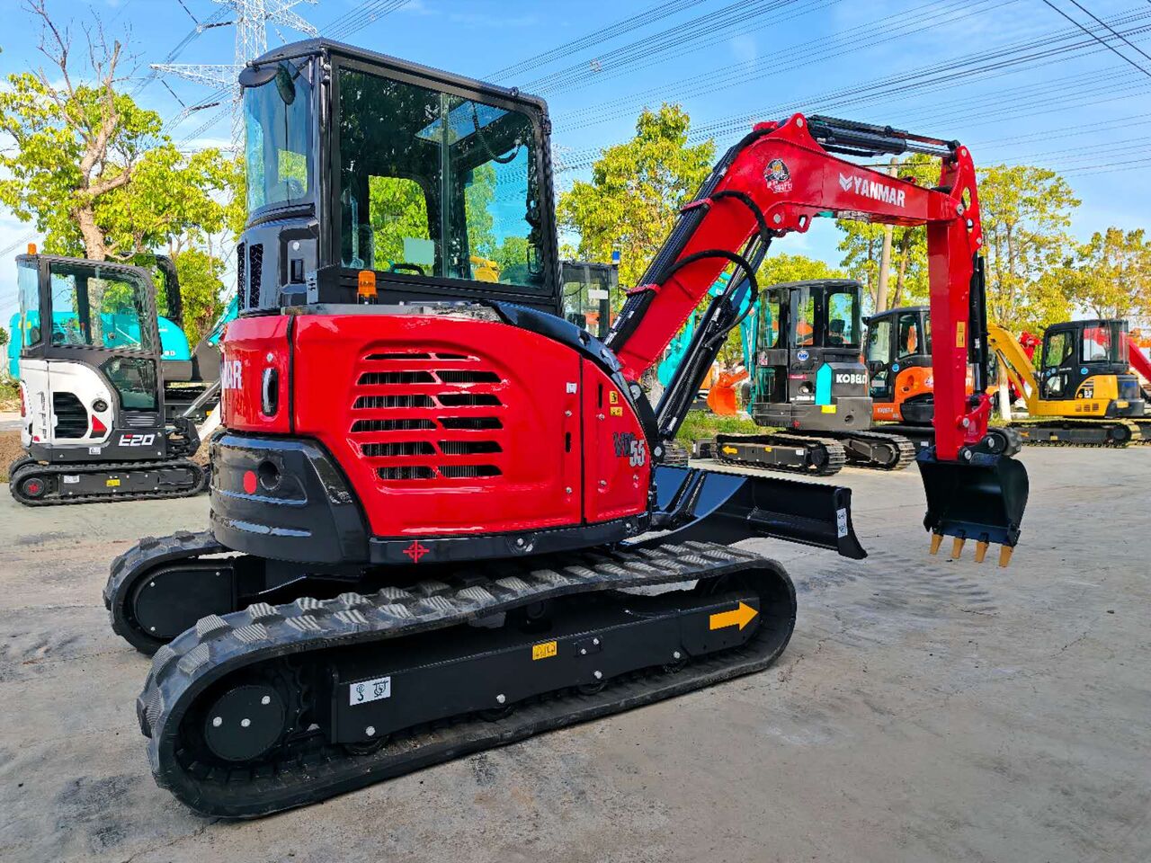 YANMAR VIO55-6A EXCAVATOR WITH RUBBER AND EPA CE - Мини-экскаватор: фото 2 YANMAR VIO55-6A EXCAVATOR WITH RUBBER AND EPA CE - Мини-экскаватор: фото 2