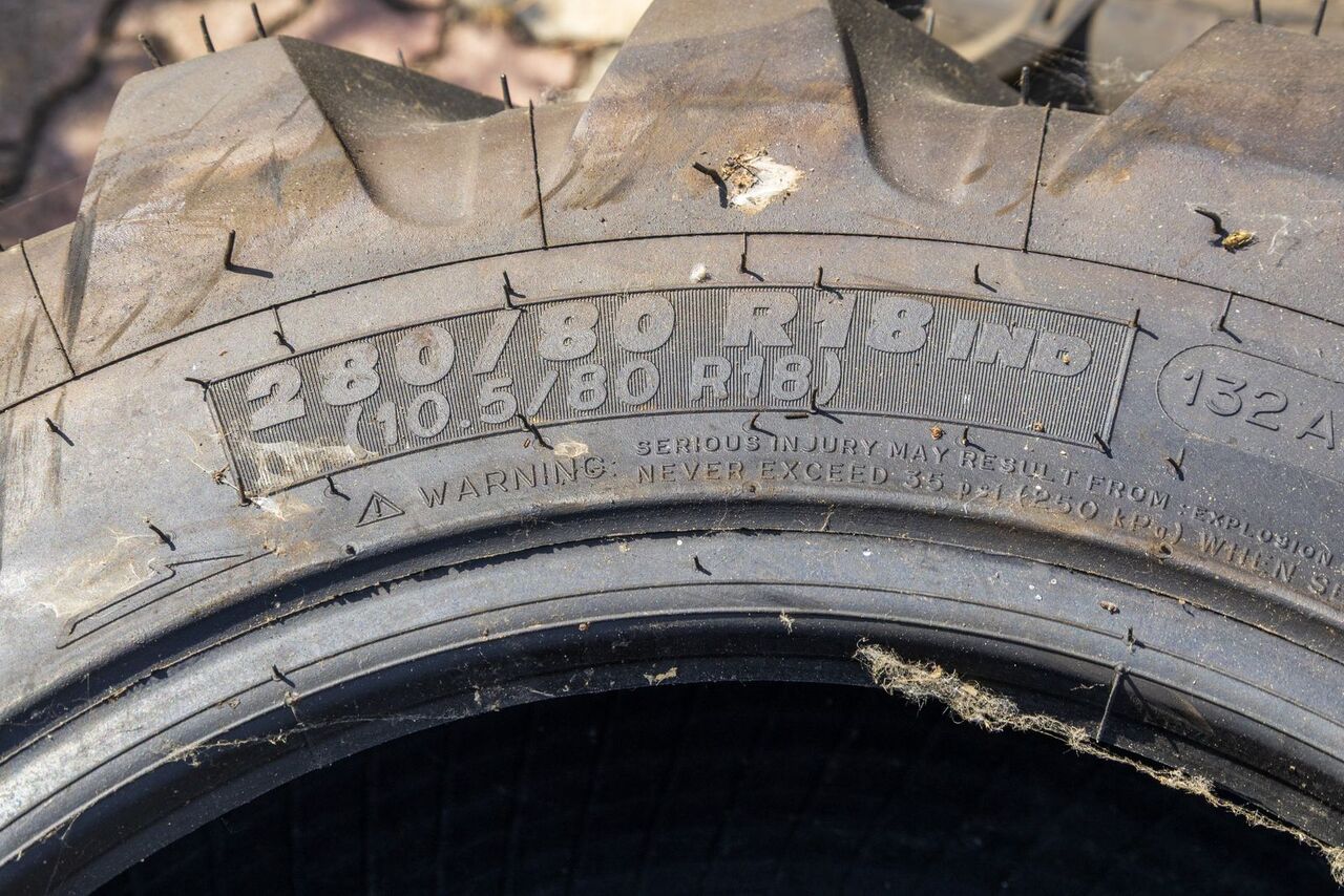 Michelin 280/80 R18 IND XMCL - Шина для Тракторов: фото 2 Michelin 280/80 R18 IND XMCL - Шина для Тракторов: фото 2
