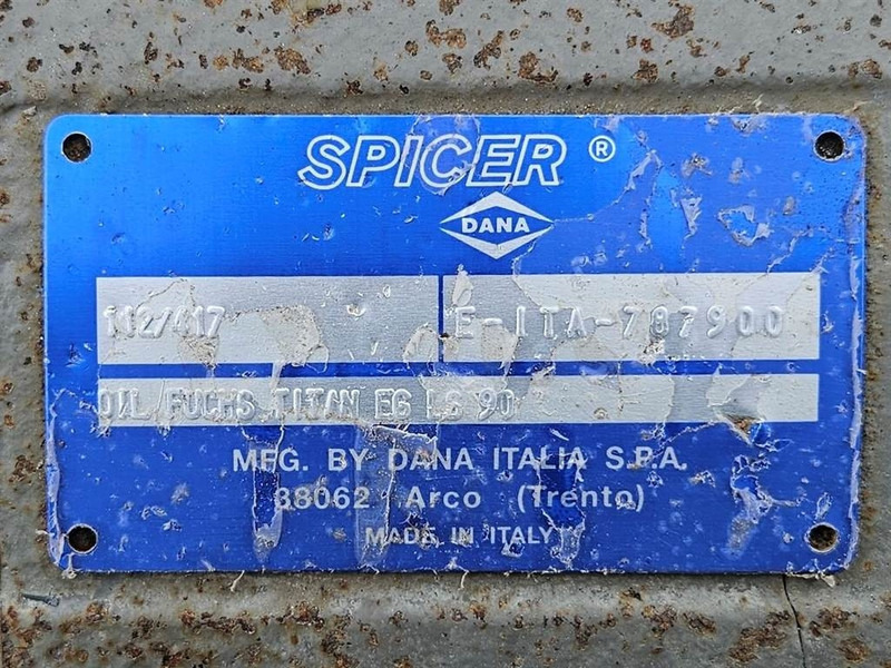 Ось и запчасти для Строительной техники Atlas Weycor AR580-Spicer Dana 112/417-Axle/Achse/As: фото 6