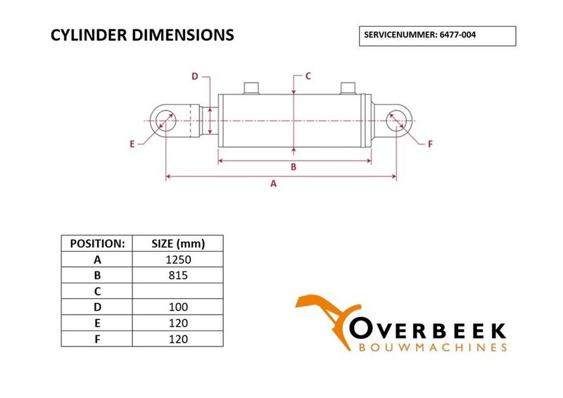Komatsu WA470/480 - Cylinder/Zylinder/Cilinder - Гидравлика для Строительной техники: фото 4 Komatsu WA470/480 - Cylinder/Zylinder/Cilinder - Гидравлика для Строительной техники: фото 4