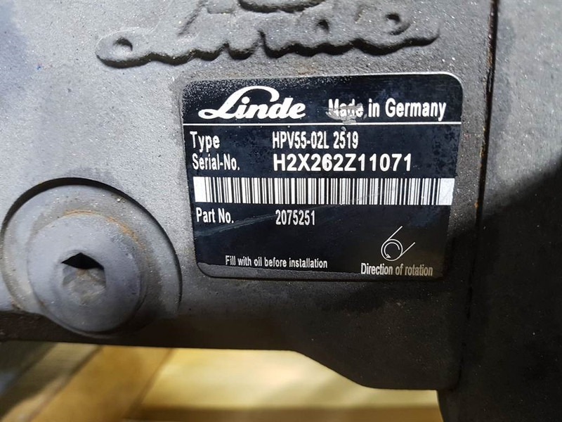 Linde HPV55-02L - Vögele - 2075251 -Drive pump/Fahrpumpe - Гидравлика: фото 4 Linde HPV55-02L - Vögele - 2075251 -Drive pump/Fahrpumpe - Гидравлика: фото 4