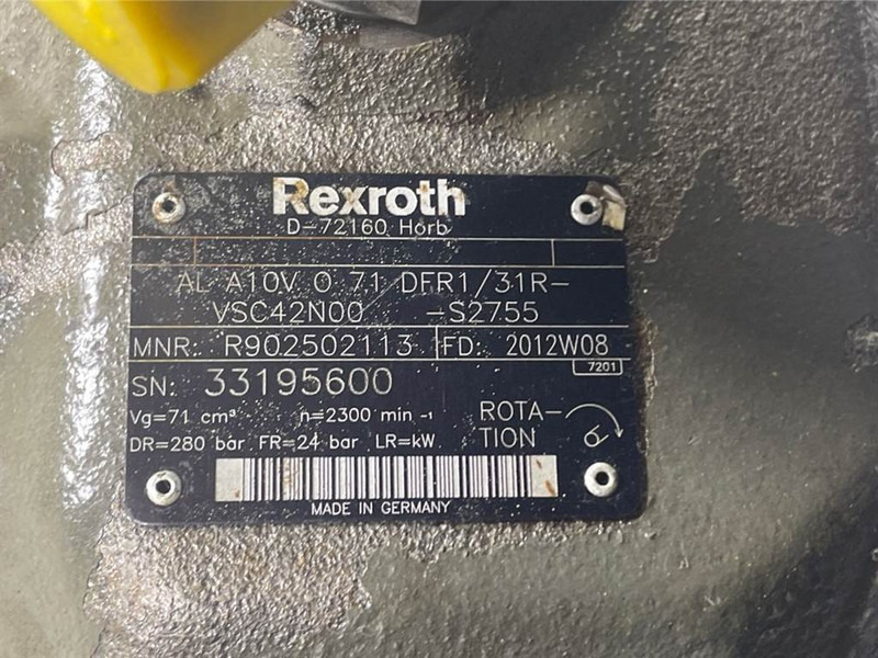 New Holland W110C-Rexroth A10VO71DFR1/31R-Load sensing pump - Гидравлика для Строительной техники: фото 5 New Holland W110C-Rexroth A10VO71DFR1/31R-Load sensing pump - Гидравлика для Строительной техники: фото 5