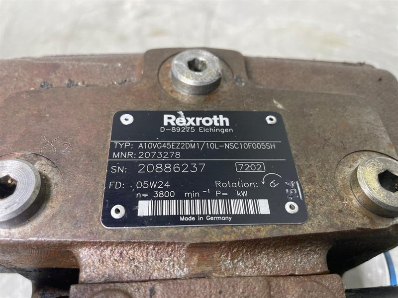 Rexroth A10VG45EZ2DM1/10L-R902073278-Drive pump/Fahrpumpe - Гидравлика для Строительной техники: фото 5 Rexroth A10VG45EZ2DM1/10L-R902073278-Drive pump/Fahrpumpe - Гидравлика для Строительной техники: фото 5
