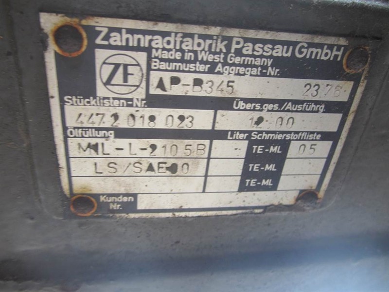 ZF AP-B345 - O&K - Axle/Achse/As - Ось и запчасти для Строительной техники: фото 3 ZF AP-B345 - O&K - Axle/Achse/As - Ось и запчасти для Строительной техники: фото 3