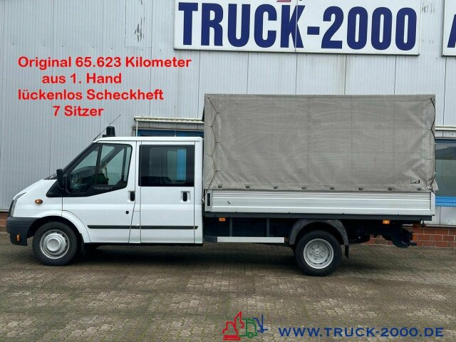 Ford Transit FT 460 DoKa 7 Sitzer Nur 65.623KM 1.Hand - Тентованный фургон, Грузопассажирский фургон: фото 1 Ford Transit FT 460 DoKa 7 Sitzer Nur 65.623KM 1.Hand - Тентованный фургон, Грузопассажирский фургон: фото 1