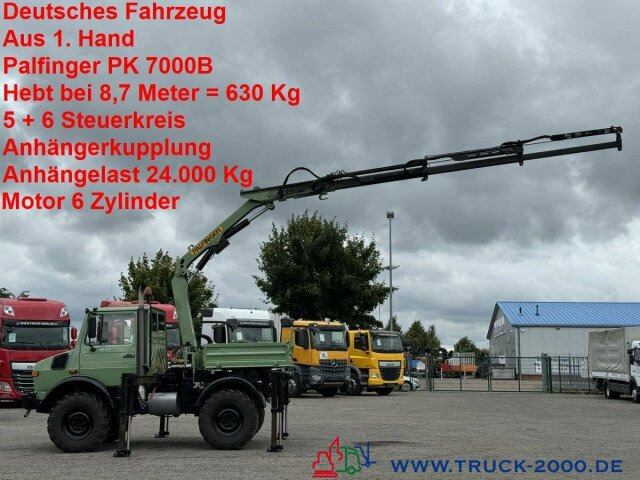 Unimog U 1400 Kran PK 7000B Kran 5+6 Steuerkreis + AHK - Лёгкий коммерческий автомобиль: фото 1 Unimog U 1400 Kran PK 7000B Kran 5+6 Steuerkreis + AHK - Лёгкий коммерческий автомобиль: фото 1