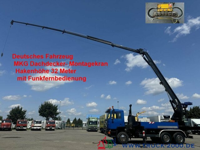 MAN 24.340 6x4 MKG Dachdecker Montagekran 32m +Winde - Автоманипулятор: фото 1 MAN 24.340 6x4 MKG Dachdecker Montagekran 32m +Winde - Автоманипулятор: фото 1