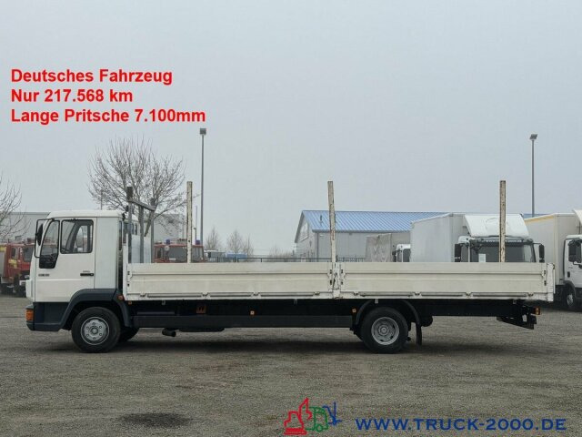 MAN 8.163 Lange Pritsche 7.10m 3 Sitzer Nur 217TKM - Малотоннажный бортовой грузовик: фото 1 MAN 8.163 Lange Pritsche 7.10m 3 Sitzer Nur 217TKM - Малотоннажный бортовой грузовик: фото 1