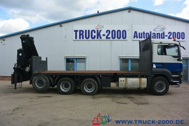 Грузовик бортовой/ Платформа, Автоманипулятор MAN TGS 35.400 8x4 Effer 250 6S Höhe 23,5m NL:16,3T: фото 11
