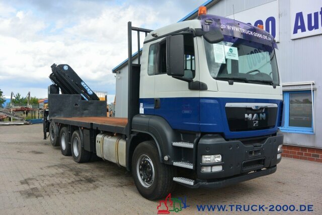Грузовик бортовой/ Платформа, Автоманипулятор MAN TGS 35.400 8x4 Effer 250 6S Höhe 23,5m NL:16,3T: фото 10